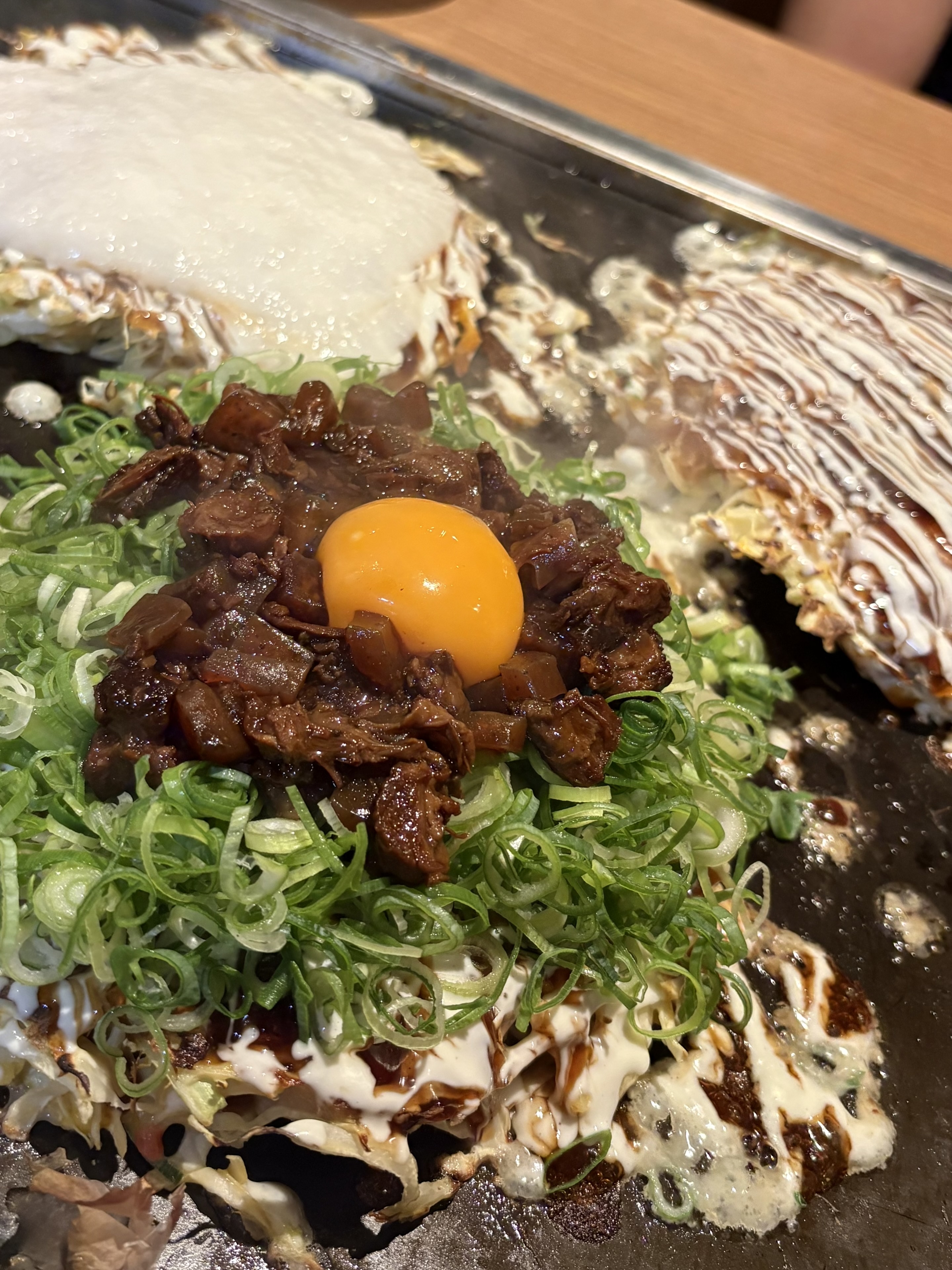 お好み焼き3種