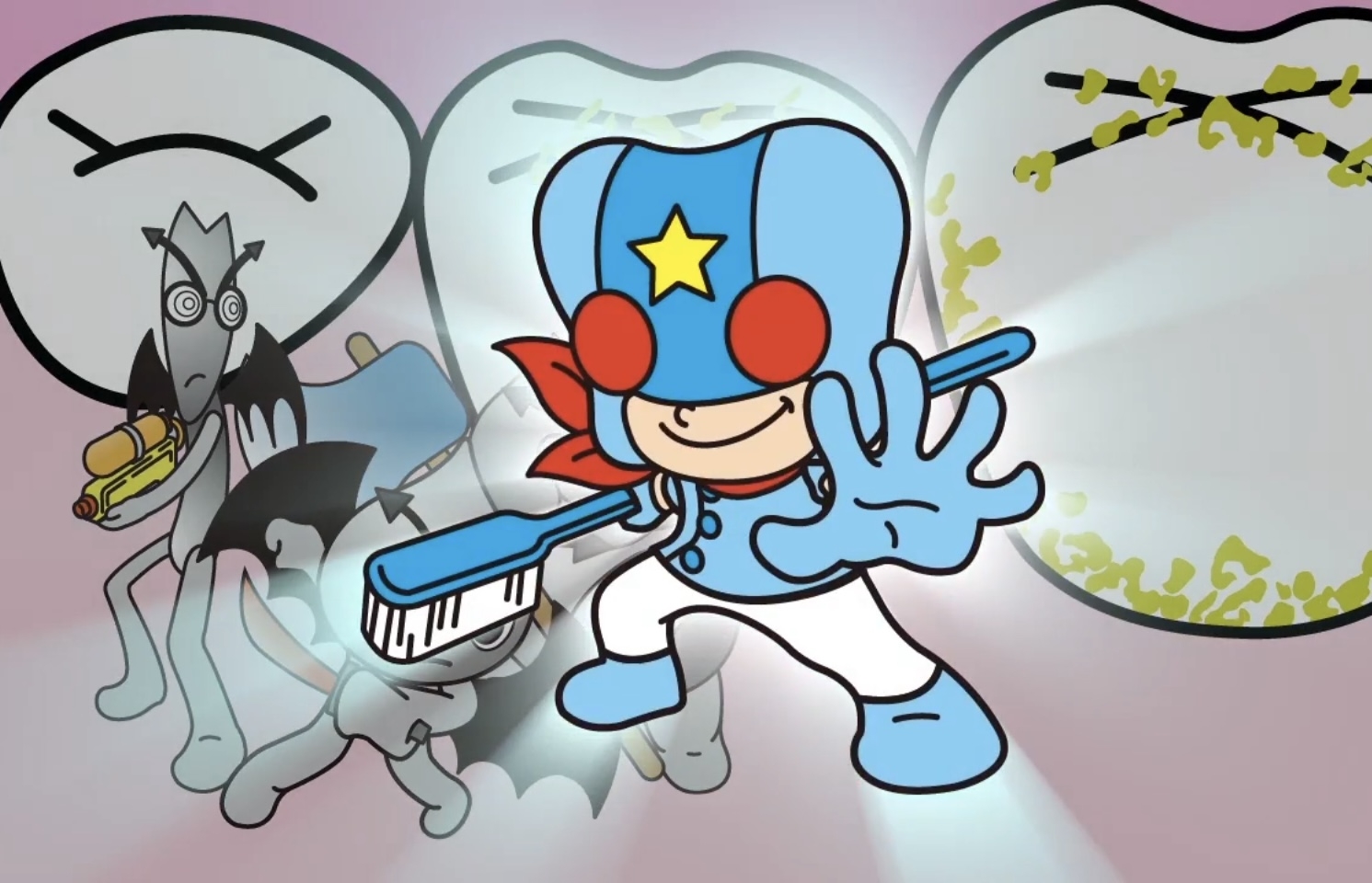 シカイダーマンの攻撃。